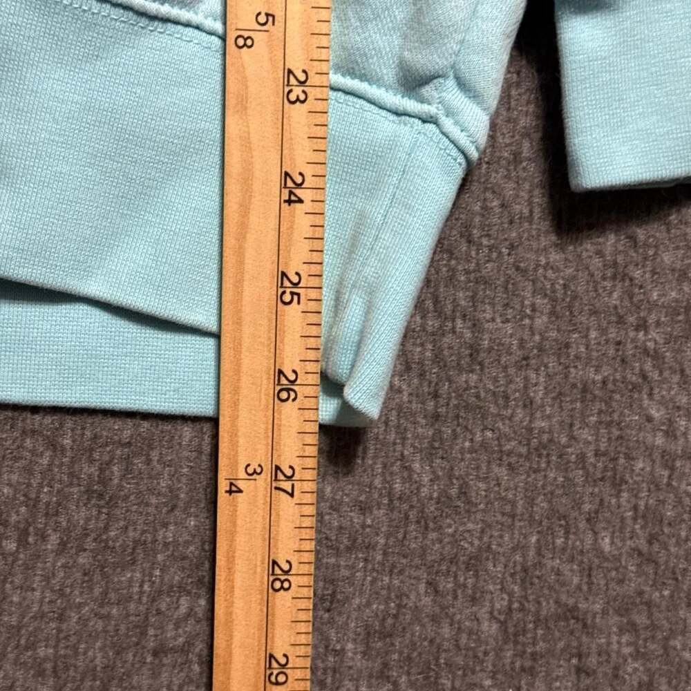 Nike Pastel Light Blue Embroidered Mini Swoosh Pullover Hoodie XS - Picture 6 of 6